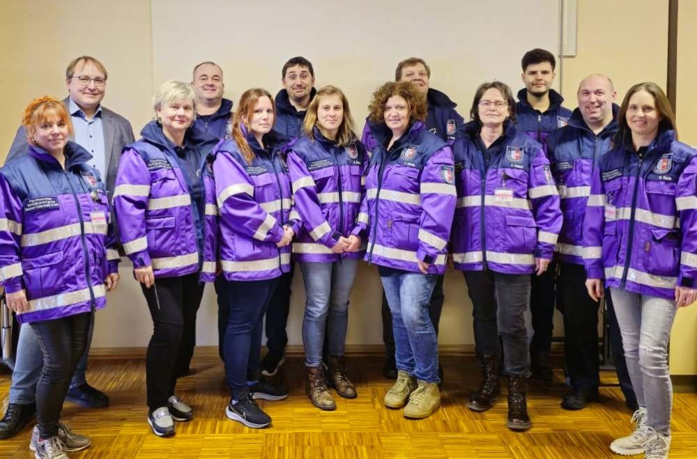 Absolventen und Absolventinnen der PSNV Grundausbildung