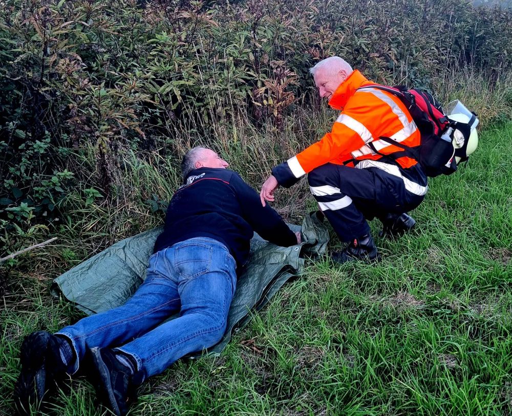 Erstversorgung der gefundenen Person