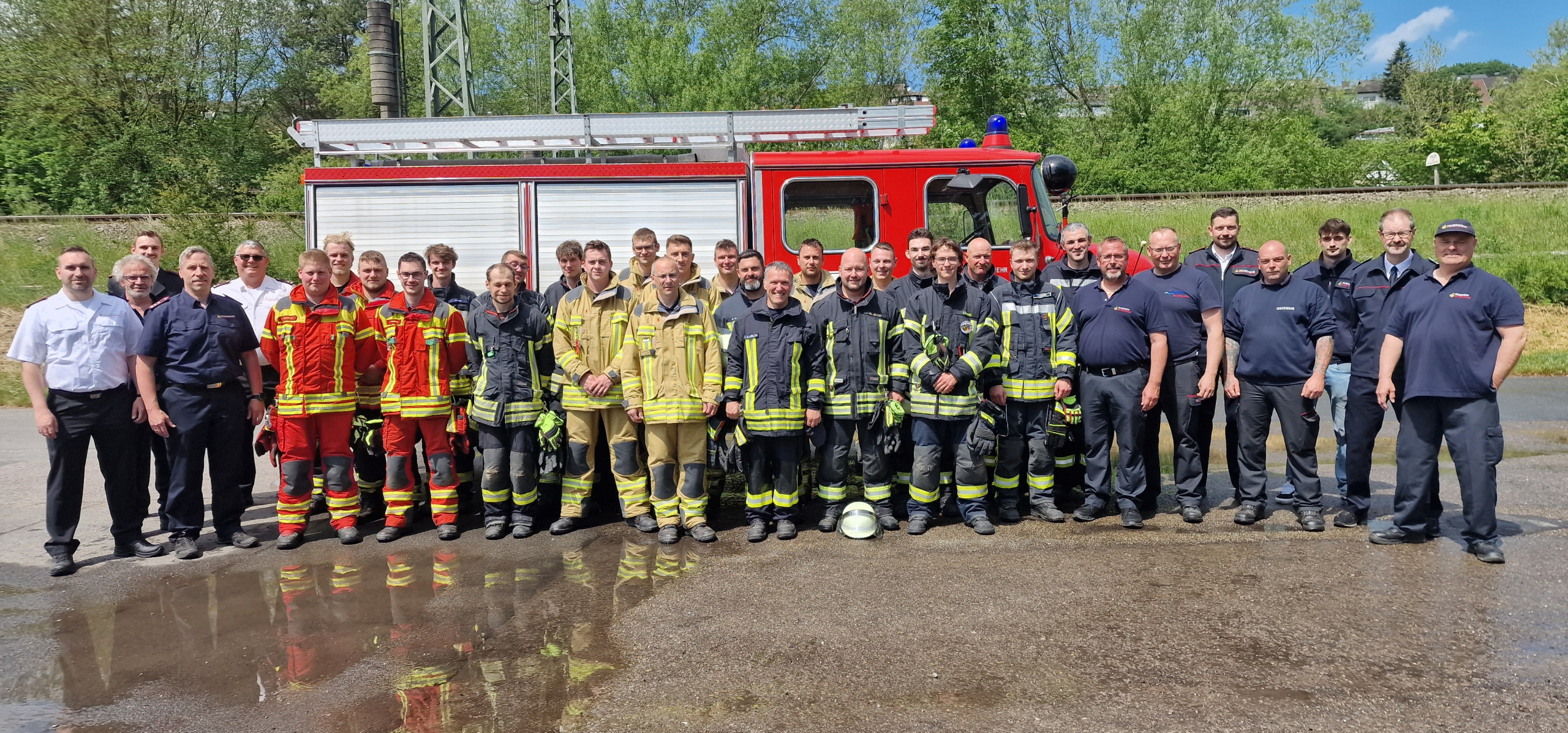 Gruppenbild Feuerwehr